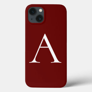 Monogram Eigenname Initial Modern Schlicht Minimal Case-Mate iPhone Hülle