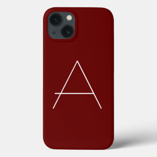 Monogram Eigenname Initial Modern Schlicht Minimal Case-Mate iPhone Hülle
