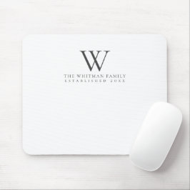 Monogram-Elegant Mousepad