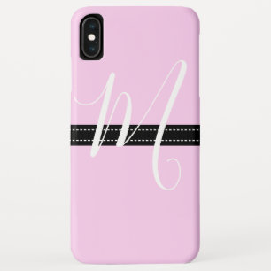 Monogram Elegant Shampoo Solid Color Case-Mate iPhone Hülle