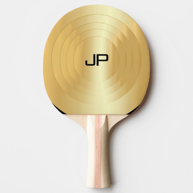 Monogram-Elegant-Template Personalisiert Tischtennis Schläger (Vorderseite)