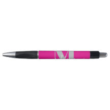 Monogram Elegant White Pink Personal