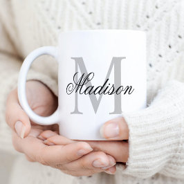 Monogram erstellen Ihres Individuellen Namens Kaffeetasse