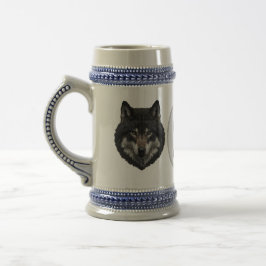 Monogram Erstplatzierte Wolf-Bierstein-Tasse Bierglas
