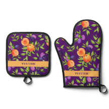 Monogram Fall Peache Plum Lila Green Niedlich Fruc