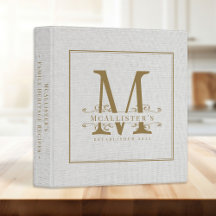Monogram Family etabliert Gold Class Linen Rezept