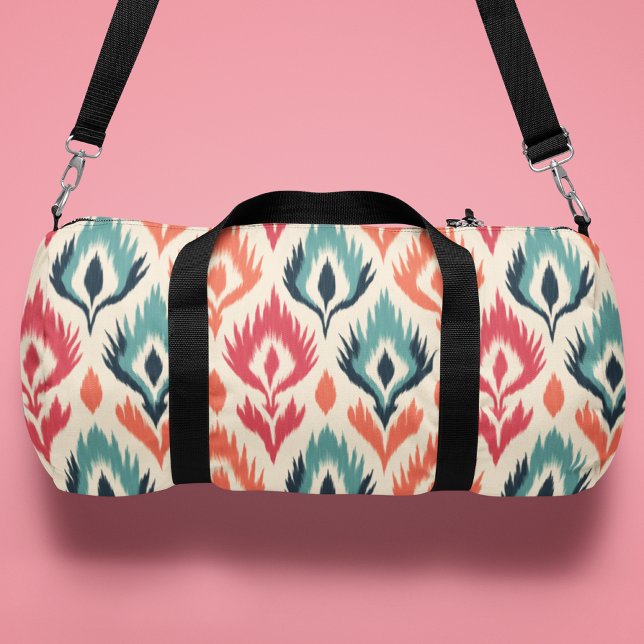 Monogram farbiges Tribal-Abstraktes Muster Duffle Bag (Von Creator hochgeladen)