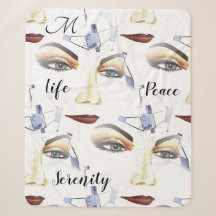 Monogram Feminine Chic Artistic Artistic Artwork