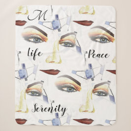 Monogram Feminine Chic Artistic Artistic Artwork Sherpadecke