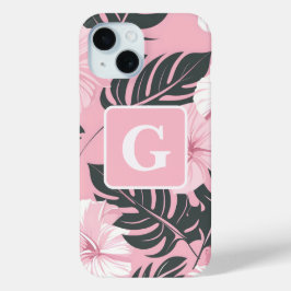 Monogram-Fleecedecke aus tropischem Hibiskus Case-Mate iPhone Hülle