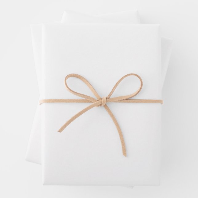 Monogram Floral Wedding Wappen Personalisiert Geschenkpapier Set (Beispiel)