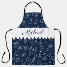 Monogram Frohe Weihnachten und glücklich Neues Jah