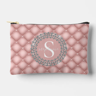 Monogram Funkelnde Diamanten Tufted Benutzerdefini Zubehörtasche