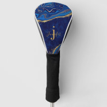 Monogram für Gold und Blue Modern Eleganter Indivi