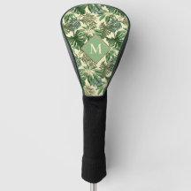 Monogram für tropische Palm-Blätter