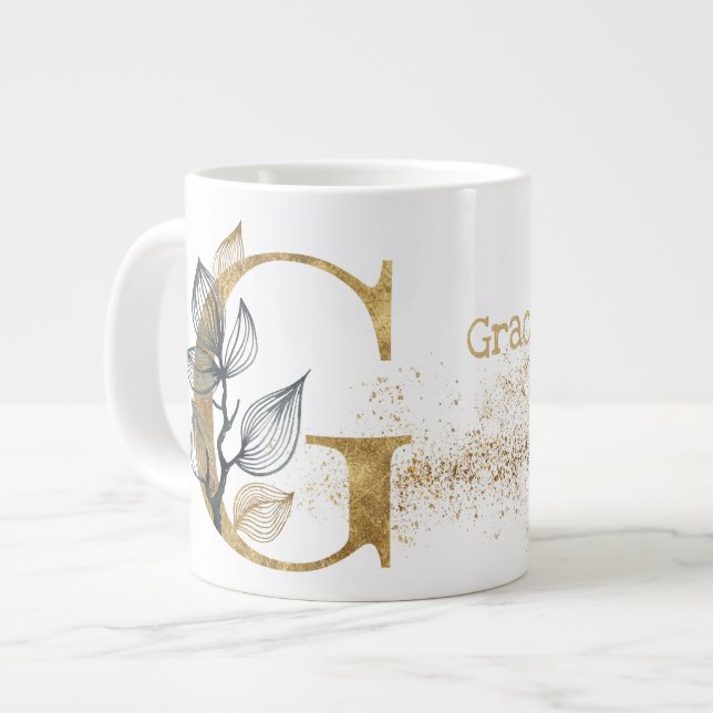 Monogram "G" Jumbo Tasse Soup Ice Cream (Vorderseite Links)
