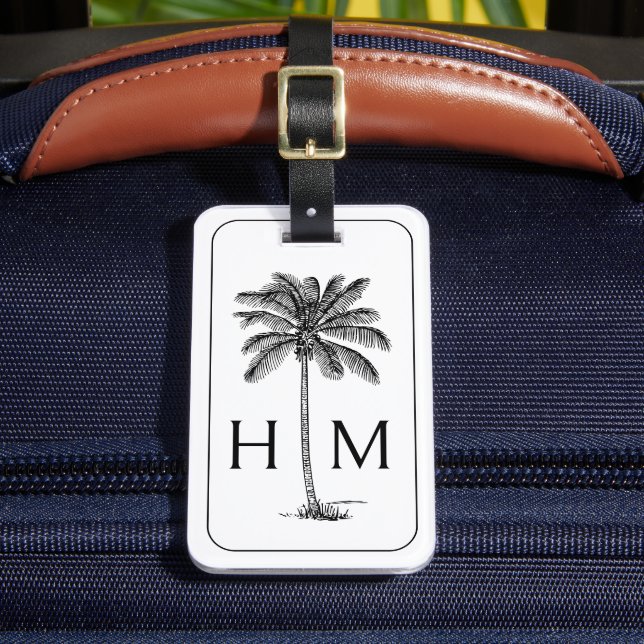 Monogram Gepäckanhänger (Vorderseite Insitu 2)