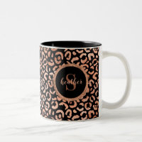 Monogram Girl Leopard Animal Print