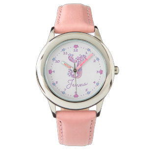 Monogram girls J doodart Jenna nom montre