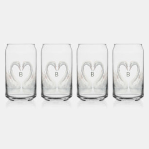 Monogram Glassware Set Trinkbehälter Dosenglas