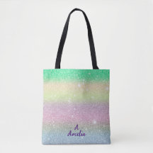 Monogram Glitzer Unicorn Throw Moderne Minimalisti