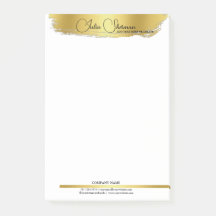 Monogram Gold Black Chic Modernes Script Minimalis