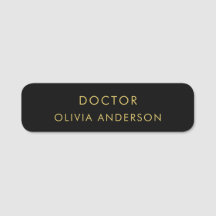 Monogram Gold Black Minimalistisch Modern