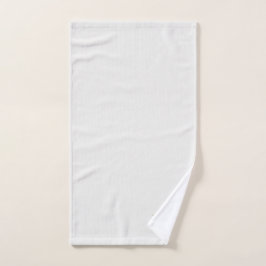 Monogram Gold Gray | Minimalistisch Elegant modern Handtuch