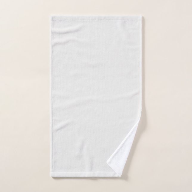 Monogram Gold Gray | Minimalistisch Elegant modern Handtuch (Handtuch)