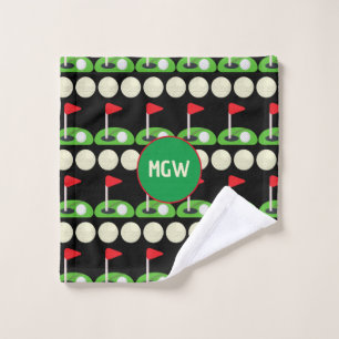 Monogram Golf Bad Handtuchhandtuch Set
