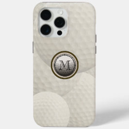 Monogram Golf Ball iPhone 15 Pro Max Hülle
