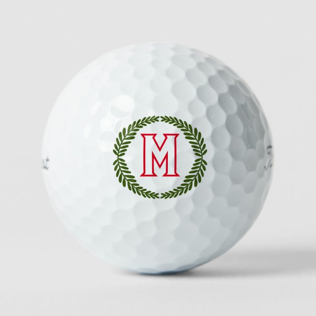 Monogram Golf Balls - Personalisiertes Set für Son Golfball (Vorderseite)