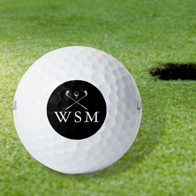 Monogram Golf Clubs Personalisiert Golfball (Monogram Golf Clubs Personalized Golf Balls)