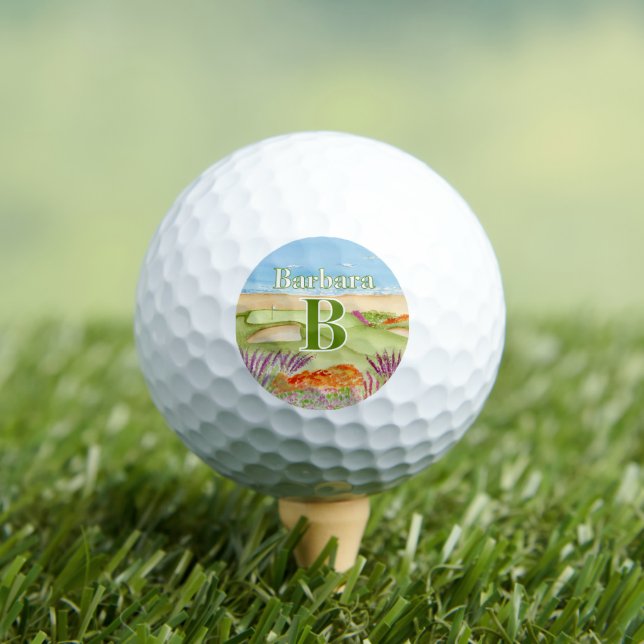 Monogram  Golf Course by the Beach  Golfball (Insitu T-Shirt)