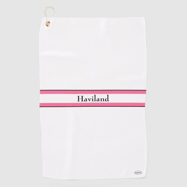 Monogram Golf Towel HAMbWG Golfhandtuch (Vorderseite)