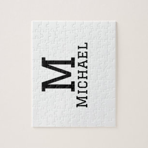 Monogram Hauptstadt masculine fügen Sie Namen einf