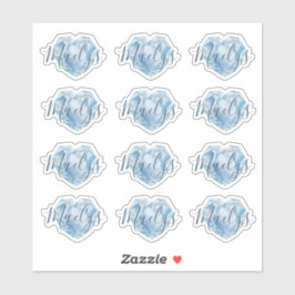 Monogram hinzufügen oder Niedlich Heart Diamond Fu Aufkleber