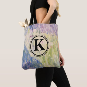 Monogram Impressionismus Abstrakte Lacktasche Tasche