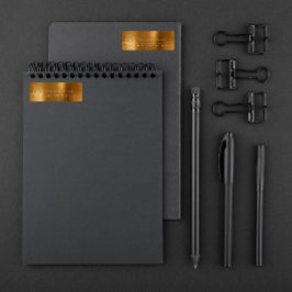 Monogram in Laurel Wreath Gold Rücksendeadresse