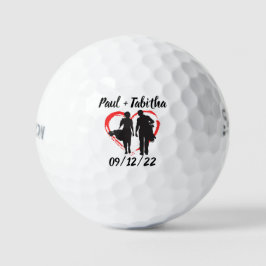 Monogram Initial und Name Personalisierte Golfbäll Golfball