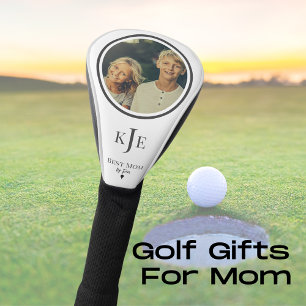 Monogram-Initialen Beste Mama par Black und White Golf Headcover