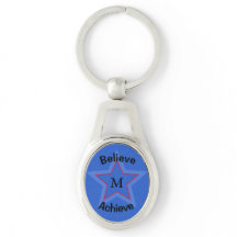 Monogram inspirierender blauer Stern