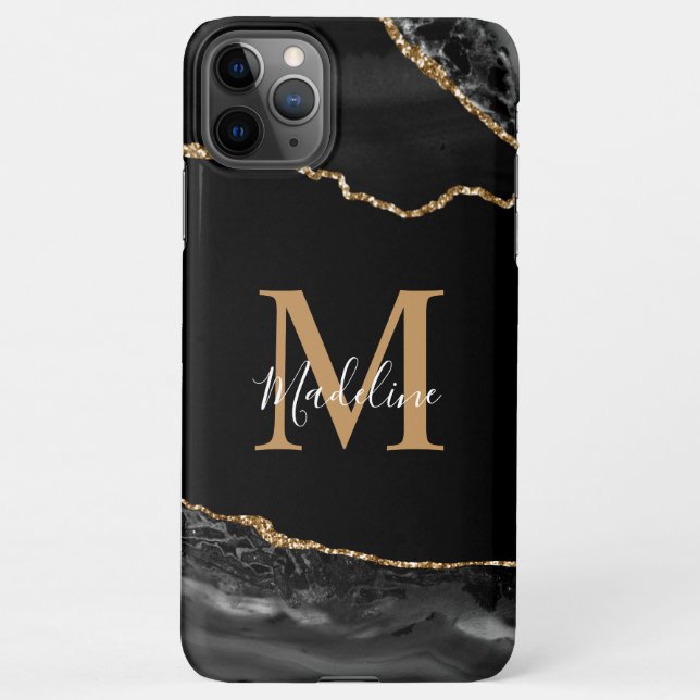 Monogram iPhone Hülle (Rückseite)