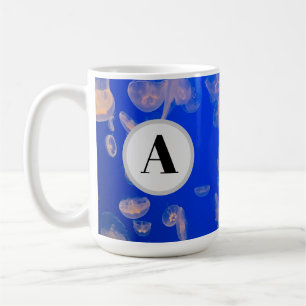 Monogram Jellyfish Foto Kaffeetasse