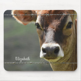 Monogram Jersey Cow Fotografie Mousepad
