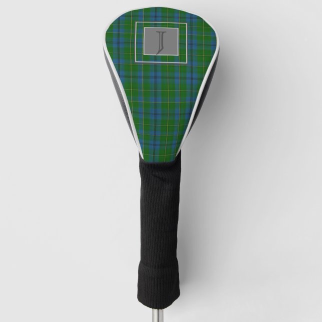 Monogram JOHNSTON Tartan Johnstone Letter J Golf Headcover (Vorderseite)