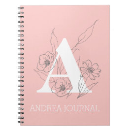 Monogram Journal-Planner Notizblock