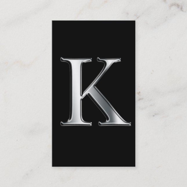mONOGRAM K carte de visite (Devant)