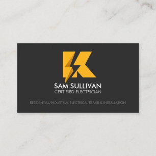 Monogram K Visitenkarte