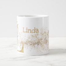 Monogram "L" Jumbo Tasse Suppe Eiscreme